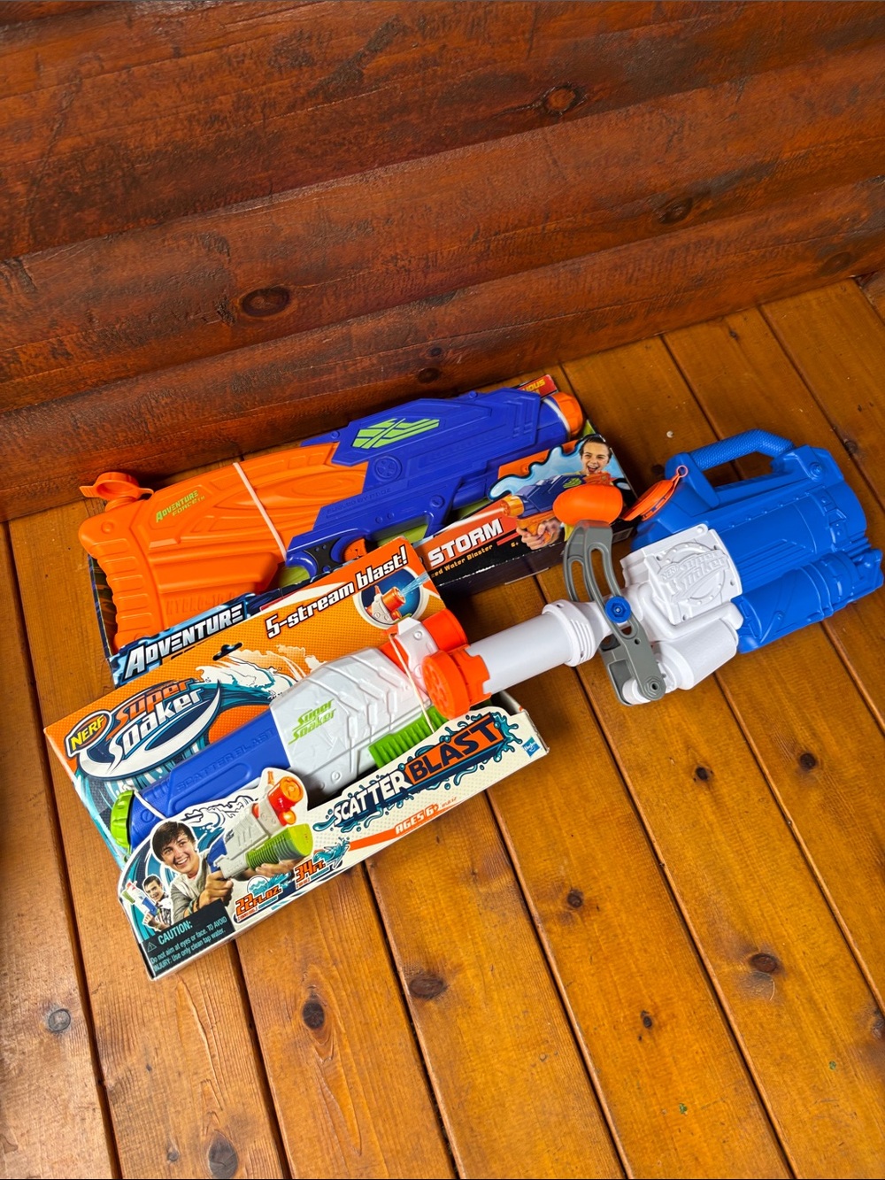 Nerf Super Soaker Blue & Orange Water Blaster - Nerf Brand